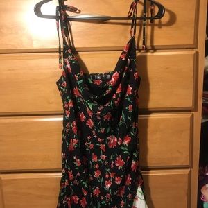 NWT Missguided floral cowl neck slip dress
